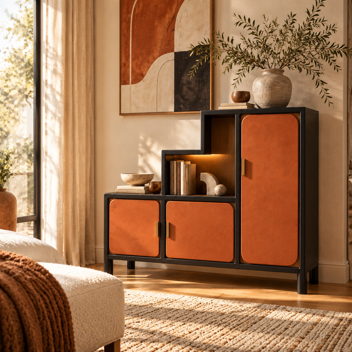 DFHEU™ Kyoto Ember Step Cabinet