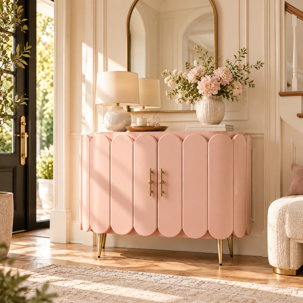DFHEU™ Petal Muse Scallop Cabinet