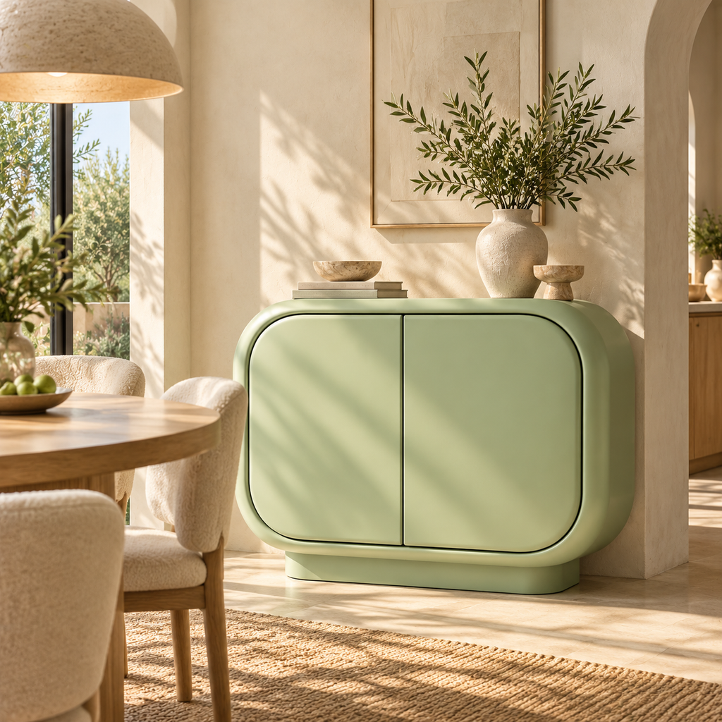 DFHEU™ Pistachio Cloud Capsule Cabinet