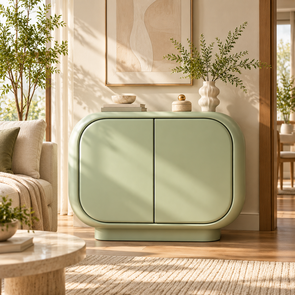 DFHEU™ Pistachio Cloud Capsule Cabinet