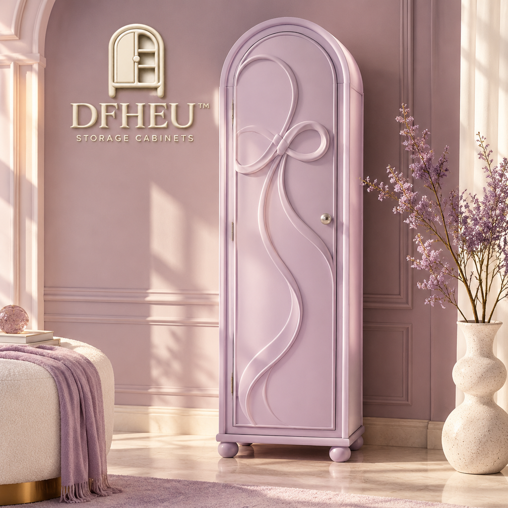 DFHEU™ Lilac Ribbon Arch Cabinet