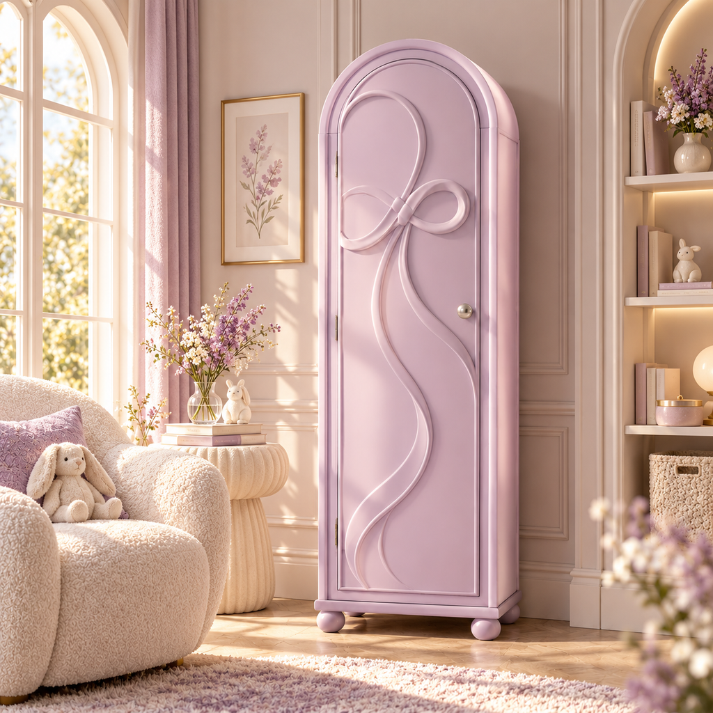 DFHEU™ Lilac Ribbon Arch Cabinet