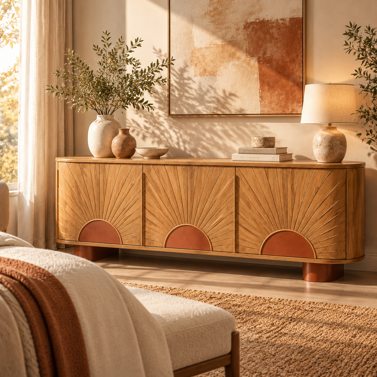 DFHEU™ Solstice Arc Sideboard